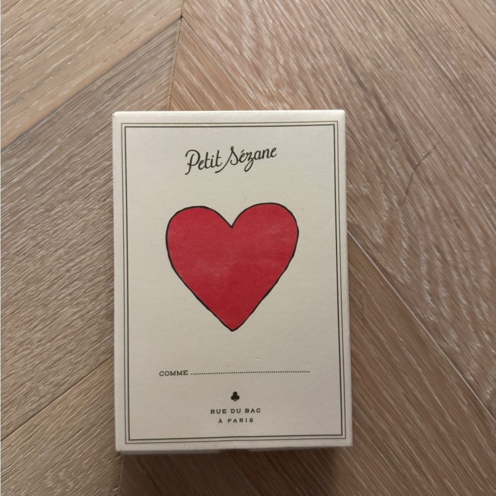 Sezane Petit Red Heart Keychain Enamel & Metal Key Ring Chain Bag Charm